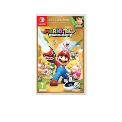 Jouet-Mario et the lapins cretins kingdom battle gold edition switch
