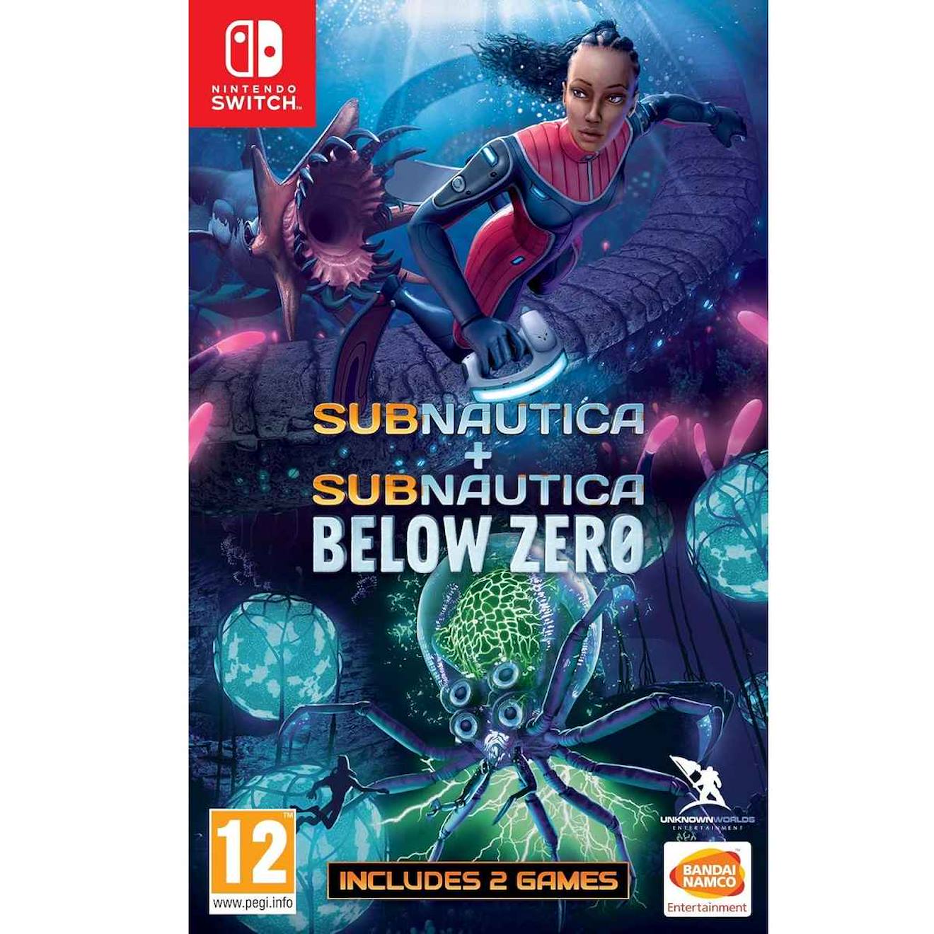 Bandai - Subnautica Et Subnautica Below Zero Switch Multicolore