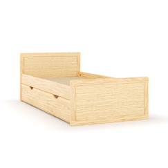 Chambre et rangement-Lit enfant gigogne bois massif peter