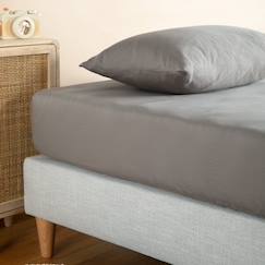 Linge de maison et décoration-Linge de lit enfant-Drap housse 1 personne pur coton bio