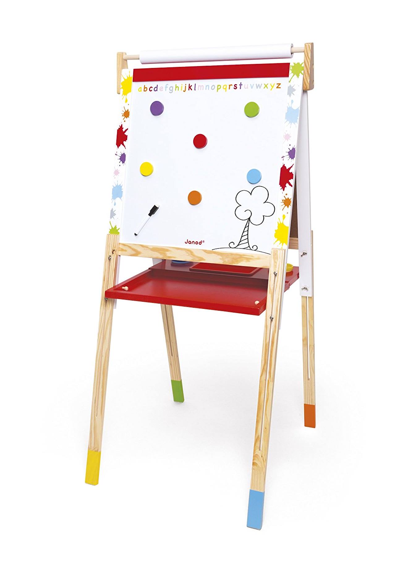Tableau Réglable Splash Rouge