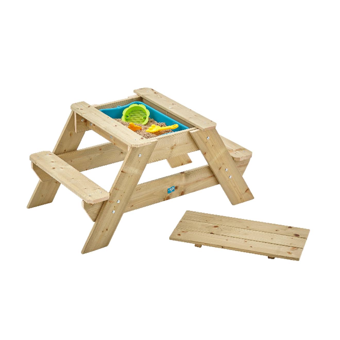 TP Toys - Table Pique-nique Pour Enfant Early Fun Bois Fsc® Marron - Bleu