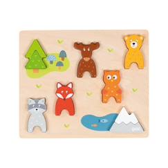 Jouet-Puzzle et figurine  animaux de la forêt