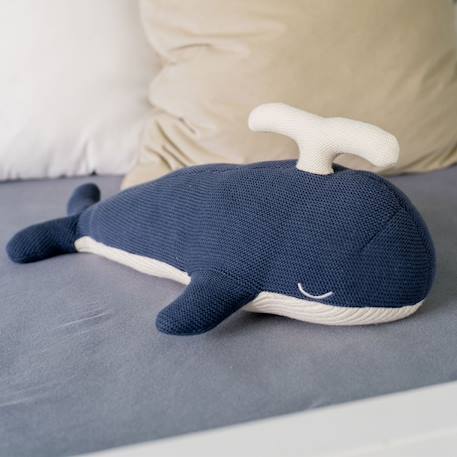 Doudou peluche baleine Denim 2 - vertbaudet enfant 