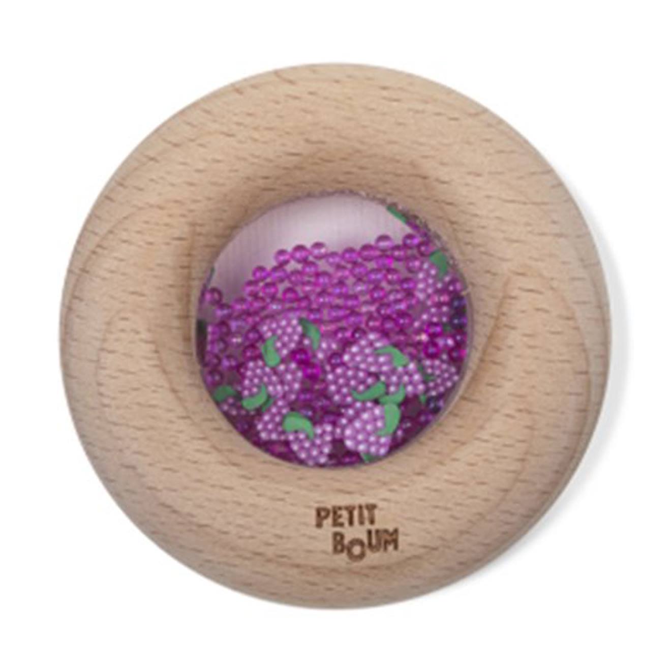 Hochet Sensoriel Donut Fruits Violet