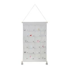 Linge de maison et décoration-Calendrier de l'avent en coton standard 100 by oeko-tex®