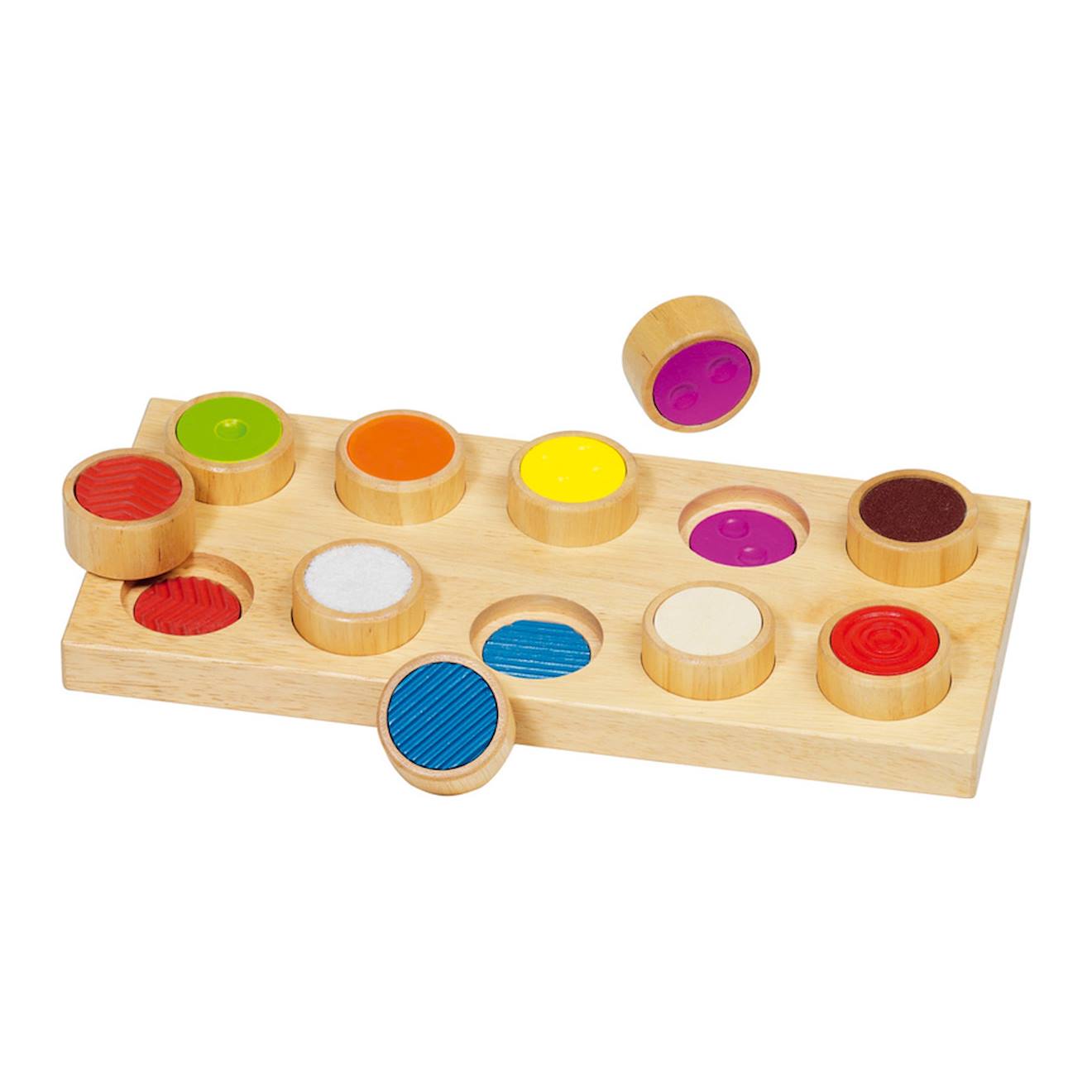 Memory Tactile 10 Pièces Multicolore