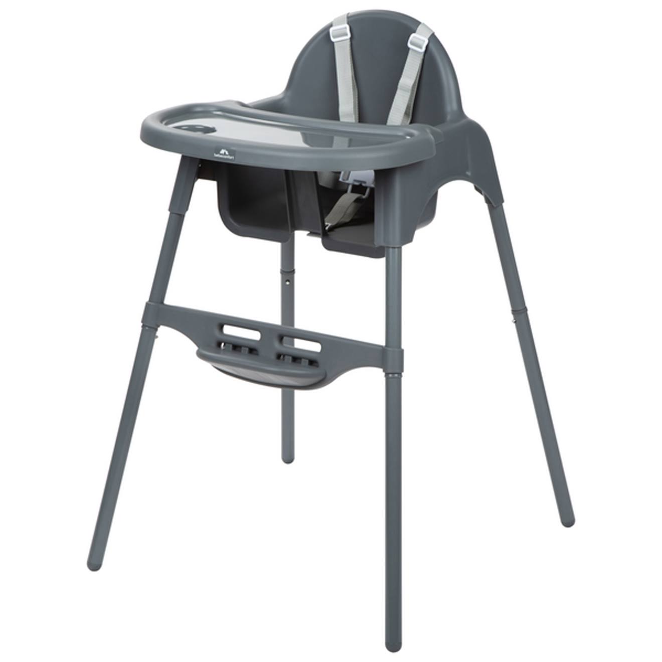 Chaise Haute Bébé Meely Dark Grey