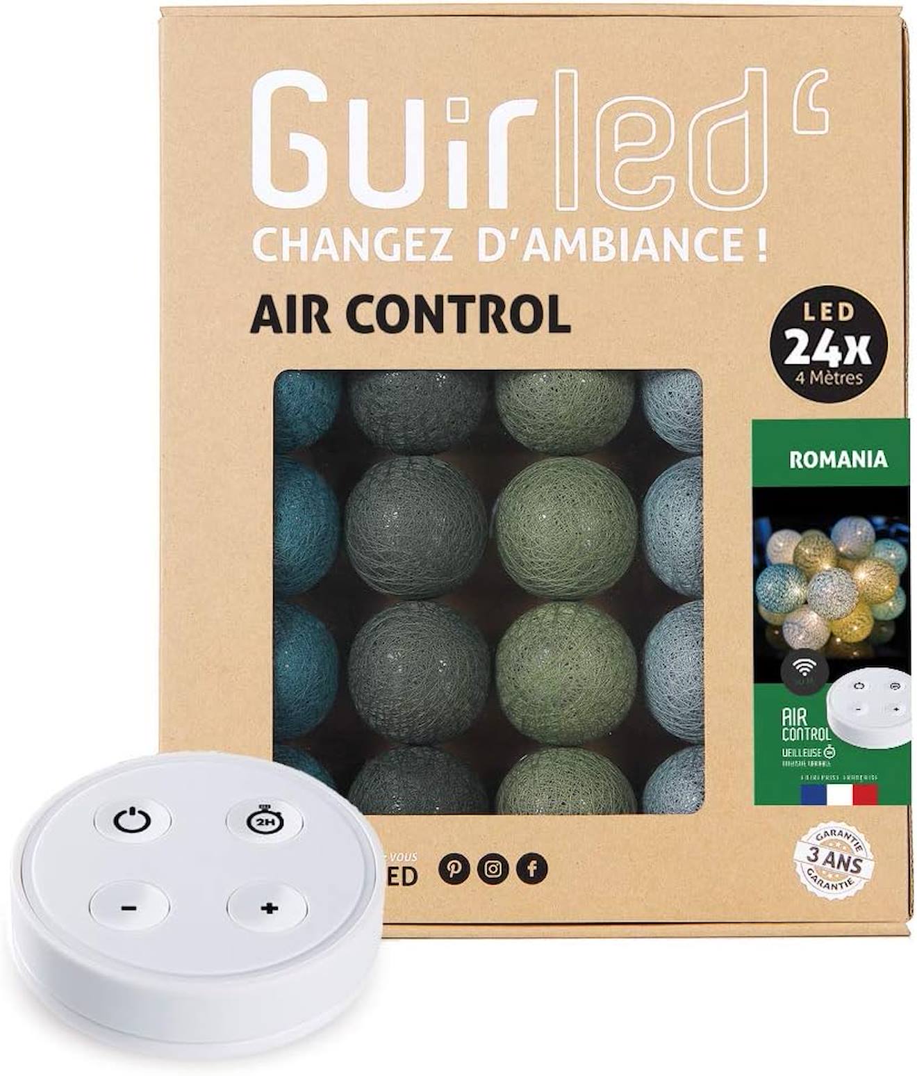Guirlande Boule Lumineuse Led Usb Télécommandée Romania
