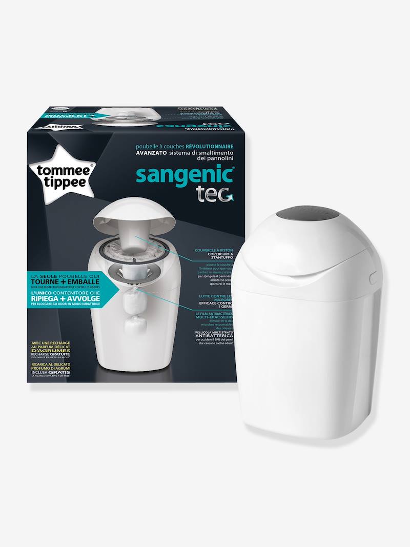 Poubelle à couches SANGENIC Tommee Tippee blanc Sangenic