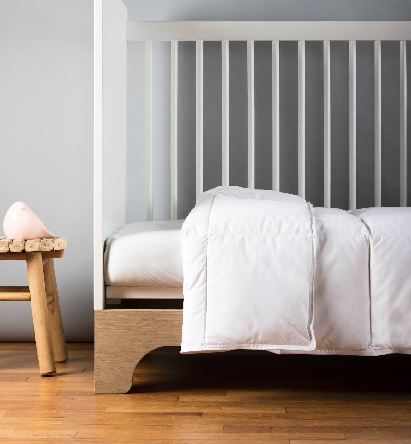 Couette Bébé Lanaï En Duvet Et Plumes Blanc