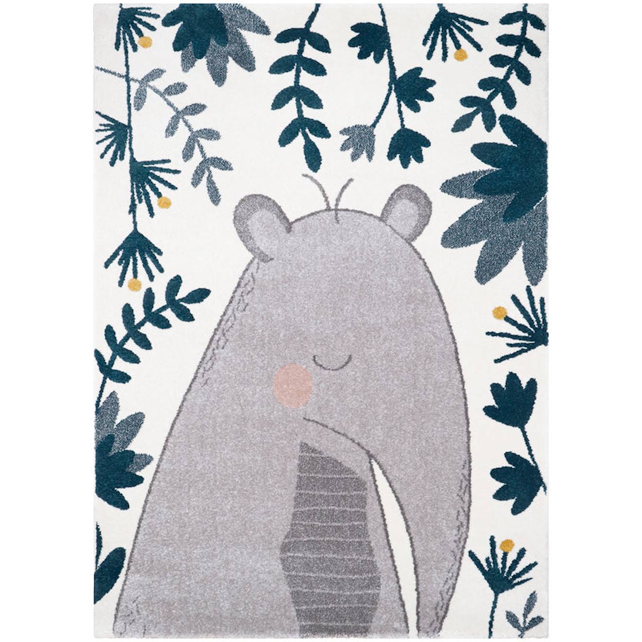 Nattiot - Tapis Chambre Enfant Tamanoir Boris Multicolore