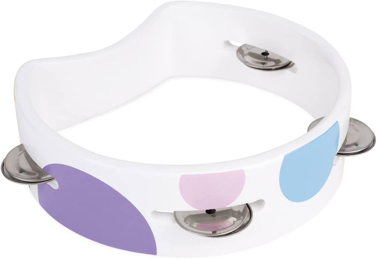 Janod - Cymbalette Confetti Blanc