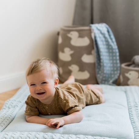 Tapis d'éveil Bleu clair+Gris+Rose 2 - vertbaudet enfant 