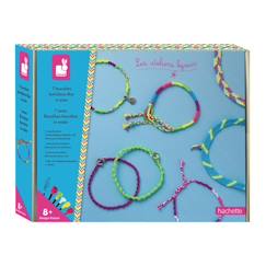 Jouet-Coffret 7 bracelets brésiliens fluo à créer