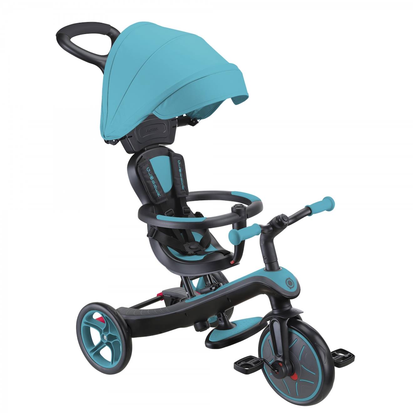 Globber - Tricycle Évolutif Pour Bébé Explorer 4 En 1 Bleu Canard