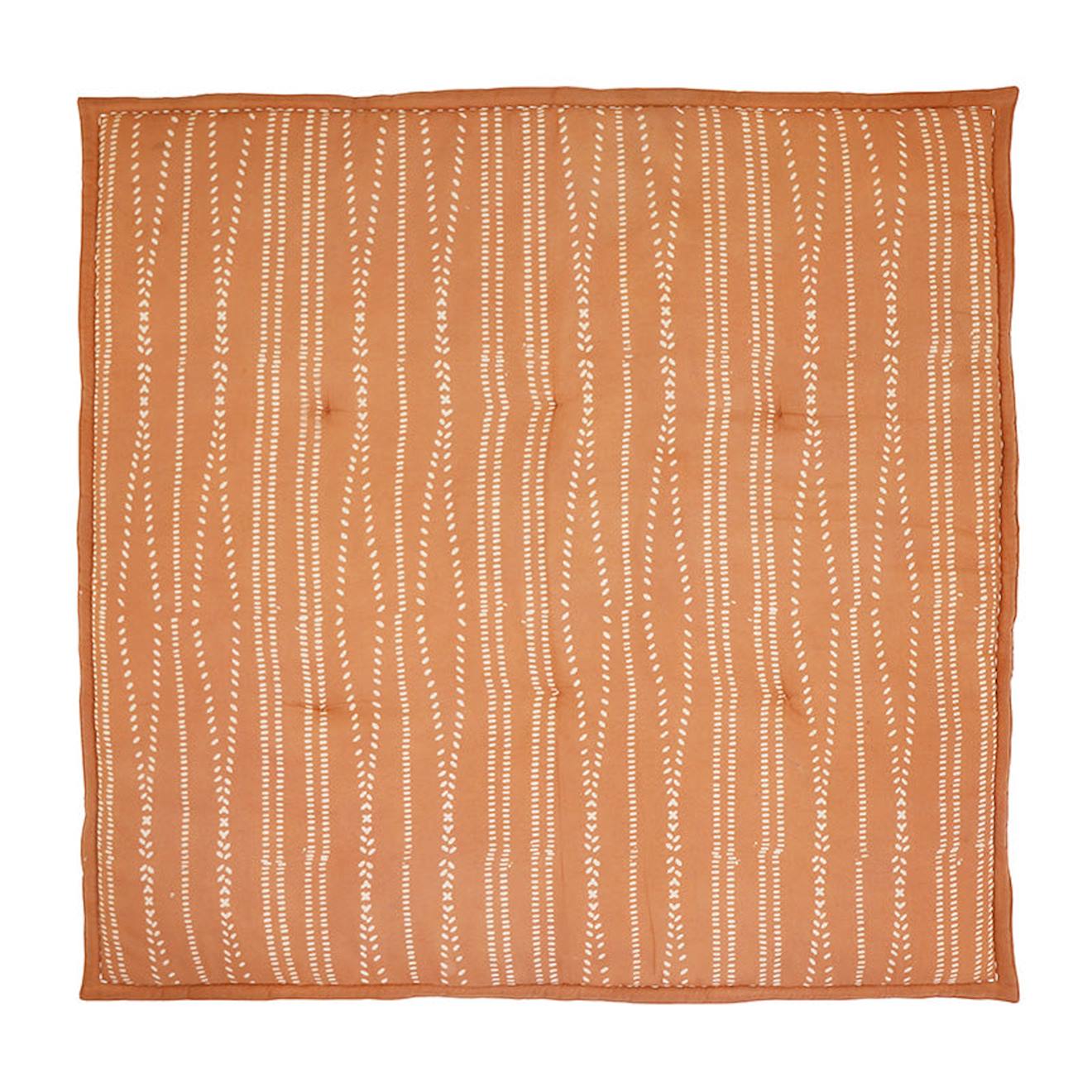Tapis De Repos Bébé Coton Imprimé Bohème Nepo Terracotta