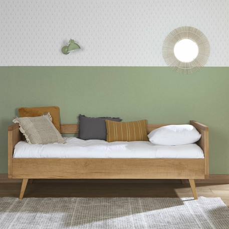 Lit banquette avec matelas bois massif marley Bois 2 - vertbaudet enfant 