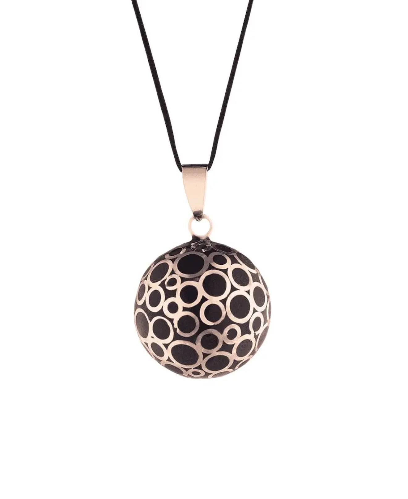Bola De Grossesse Bulles Or Rose
