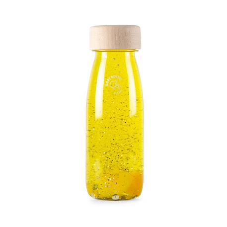 Petit Boum - Bouteille Sensorielle Float Magic Flottante Jaune