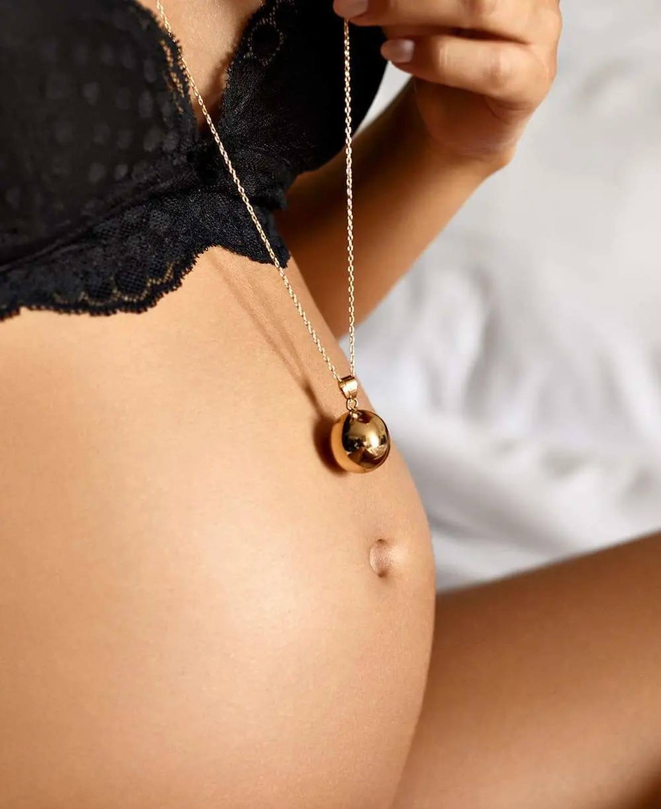 Bola De Grossesse Glossy Or