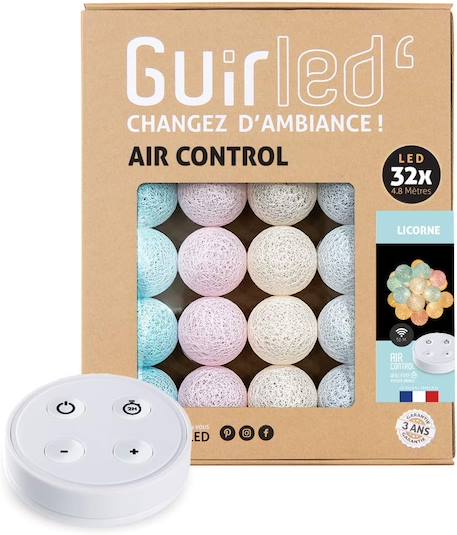 Guirlande boule lumineuse led usb télécommandée Acajou+Arlequin+Bébé+Byzantin+Chocolat+Coton+Églantine+Flocon+Horizon+Licorne+Mangrove+Messopotamia+Minuit+Océan+Ottoman+Princesse+Provence+Romania+Sauvage+Scandinave+Tagada 34 - vertbaudet enfant 