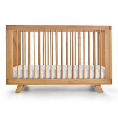 Chambre et rangement-Pack lit bébé évolutif montessori avec matelas bois massif kyoto