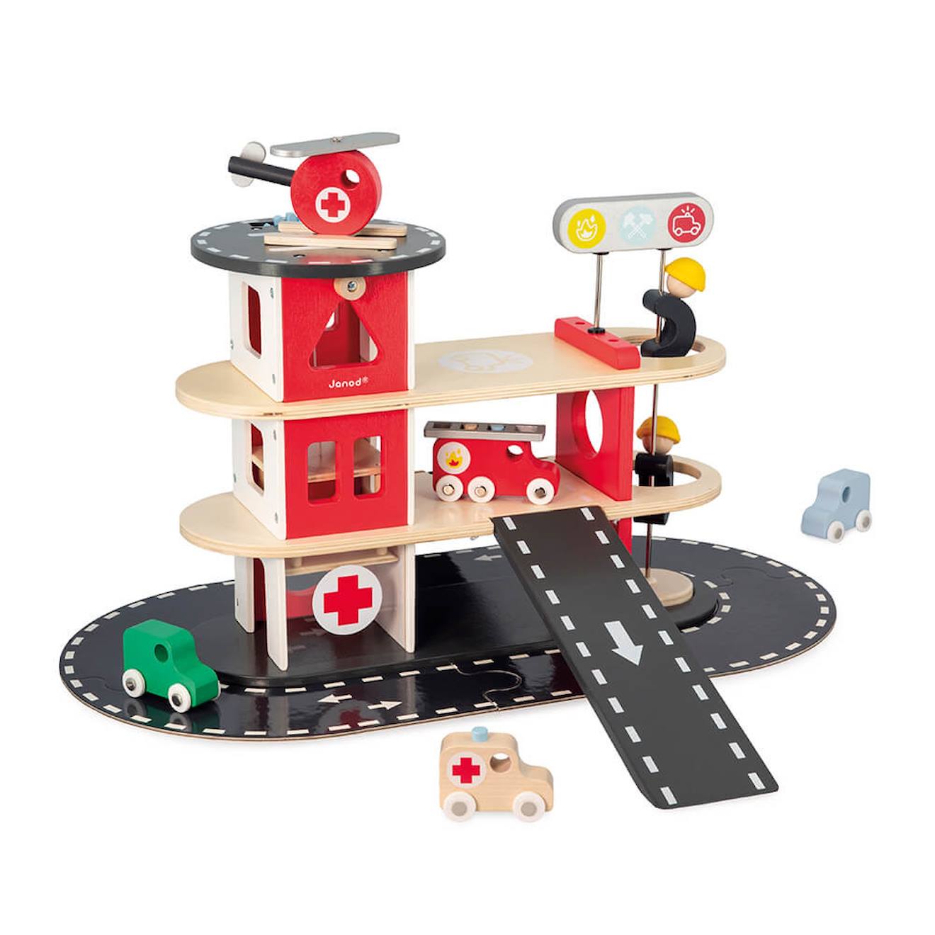 Caserne De Pompiers Bolid Rouge