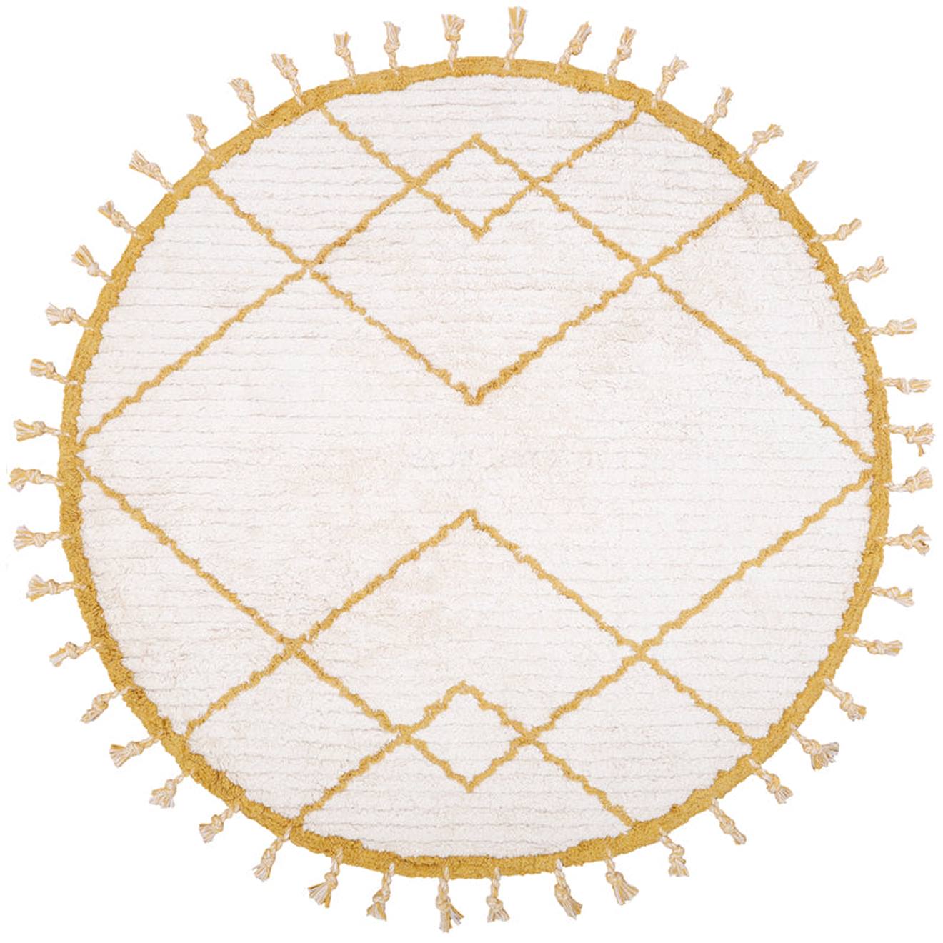 Tapis Enfant Coton Rond Côme Mangue