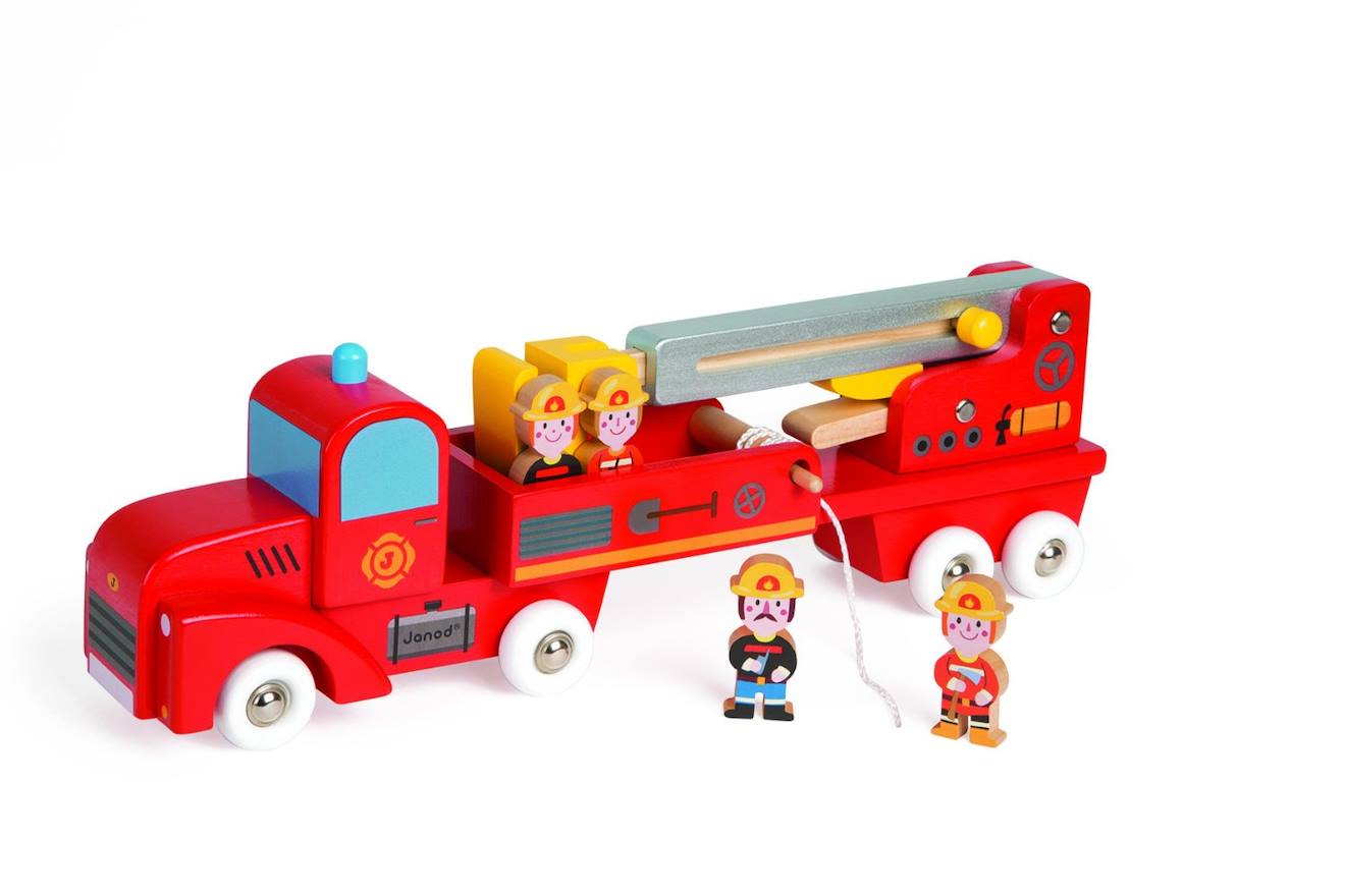 Camion De Pompiers Géant Rouge