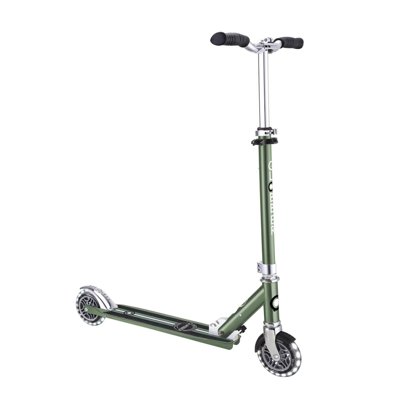 Globber - Trottinette 2 Roues Flow Element Lights Vert Olive