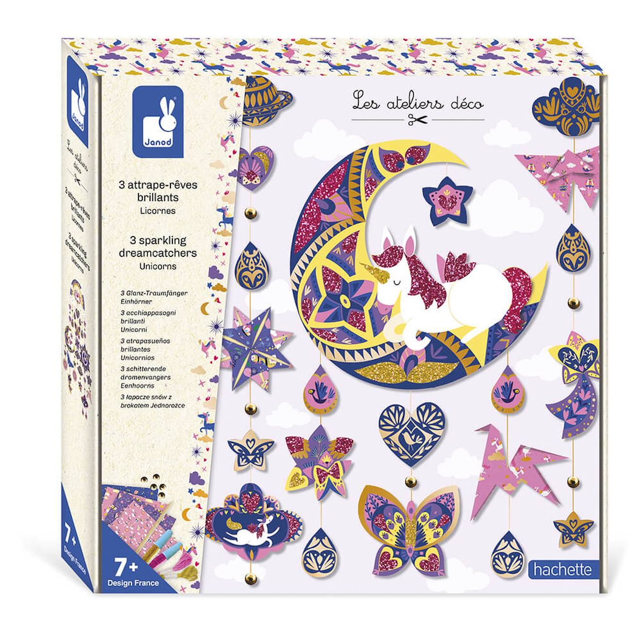 Kit Créatif Attrape-rêves Brillants Bleu