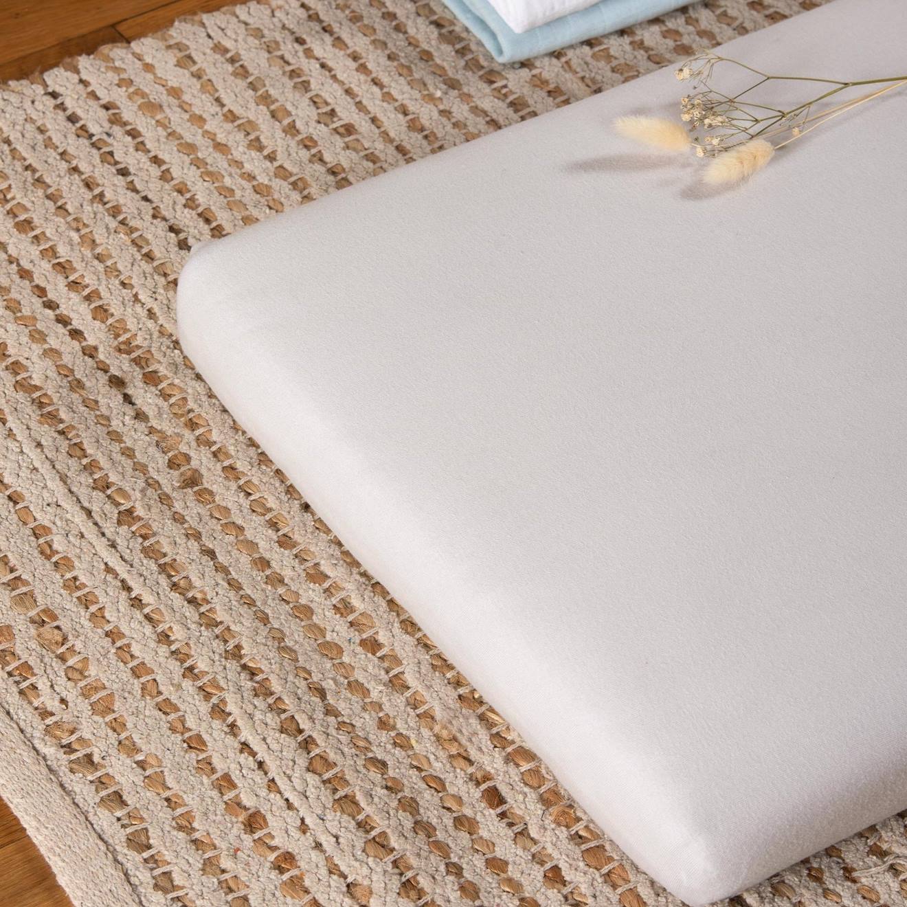 Drap Housse Coton Bio Jersey- Berceau Naturel
