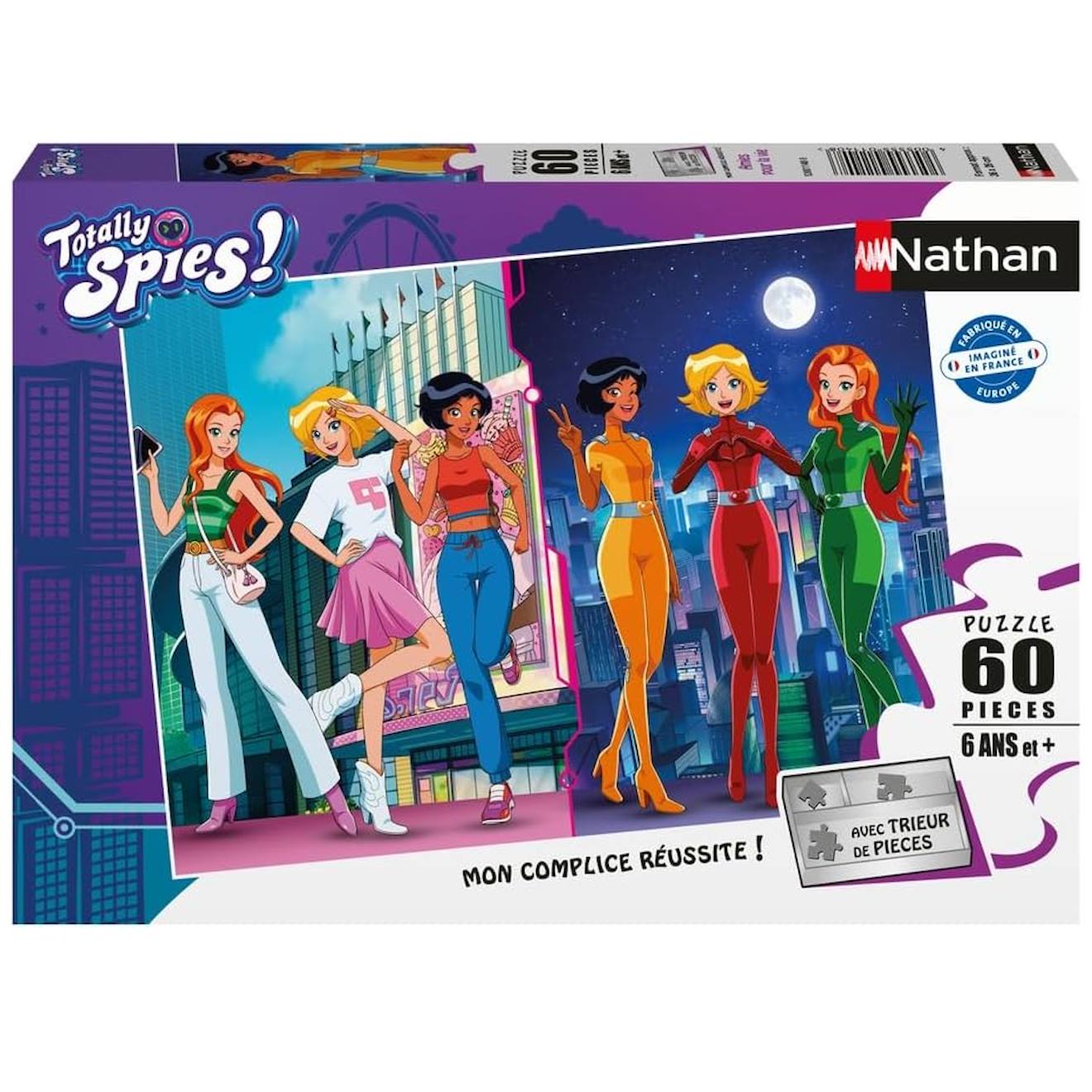 Puzzle Amies Totally Spies 60 Pcs Violet