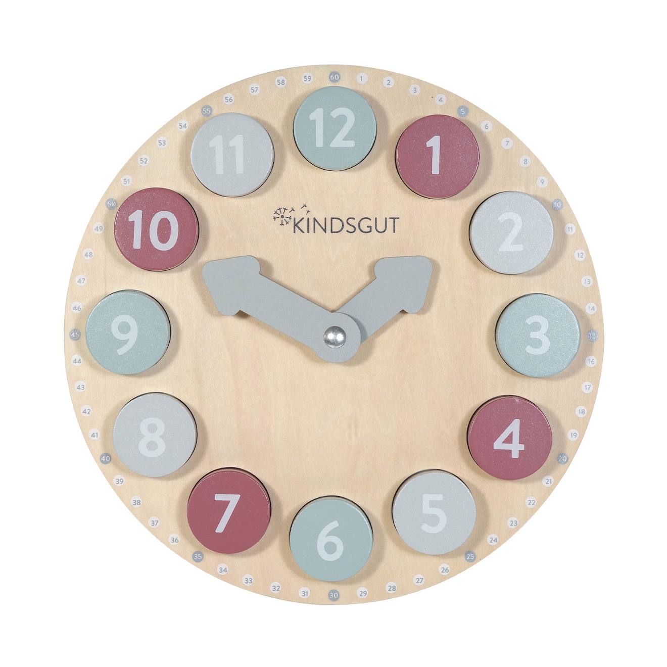 Kindsgut - Horloge D'apprentissage Multicolore