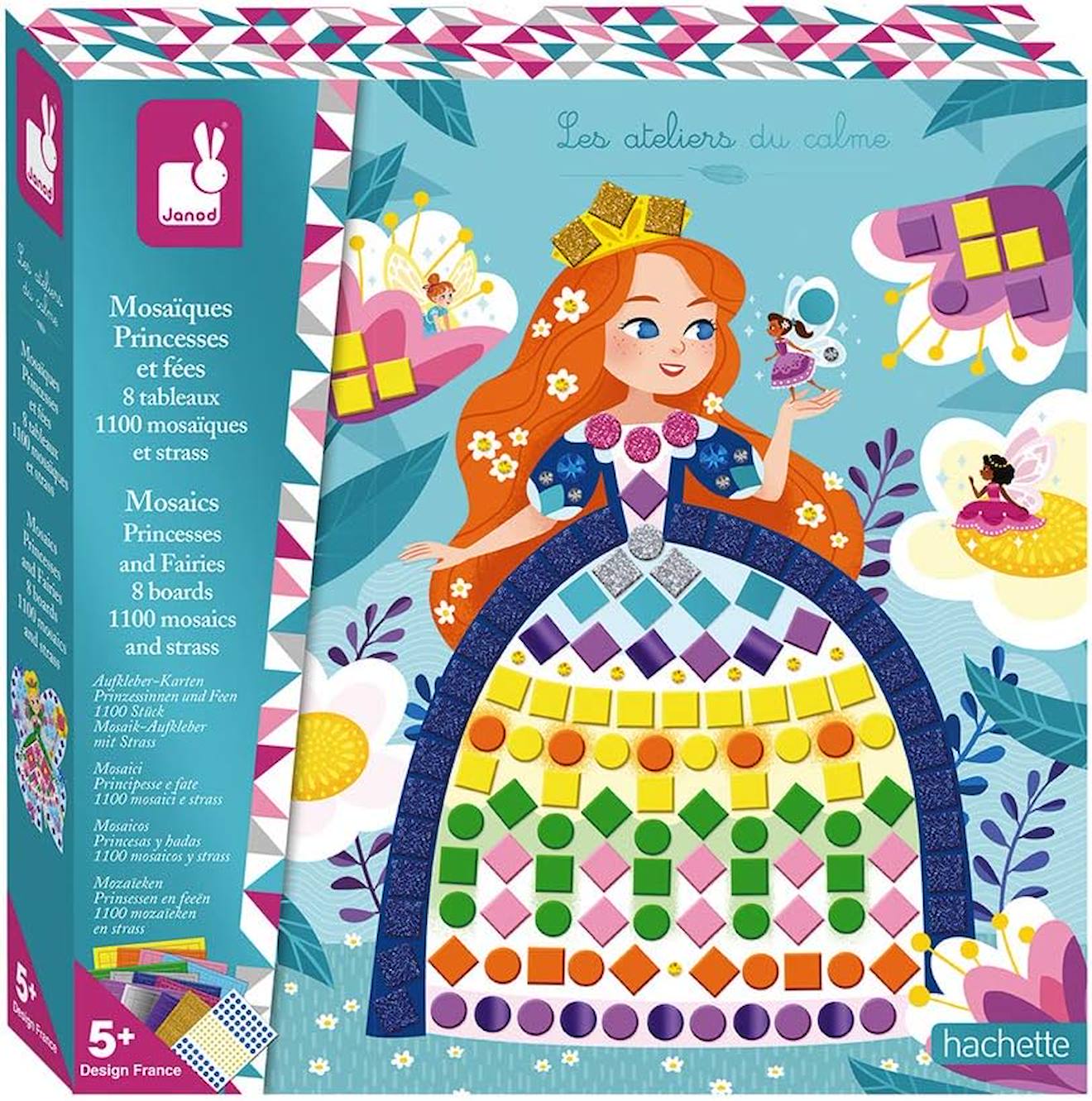 Janod - Mosaïques Princesses Et Fées Bleu