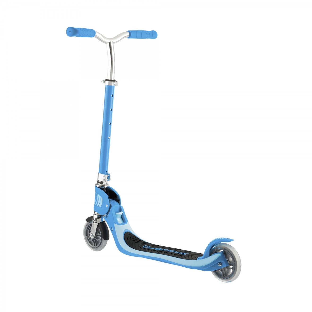 Trottinette 121 mm 2 roues - Design Kaleidoscope - Blanc et rose