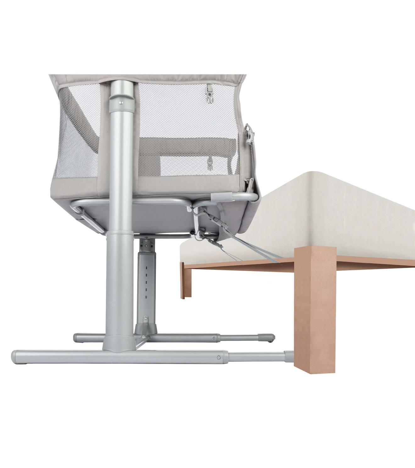 Lit Cododo Et Lit Bébé Autonome 2 En 1 Zina Mineral Gray (Bébé Confort) - Image 1