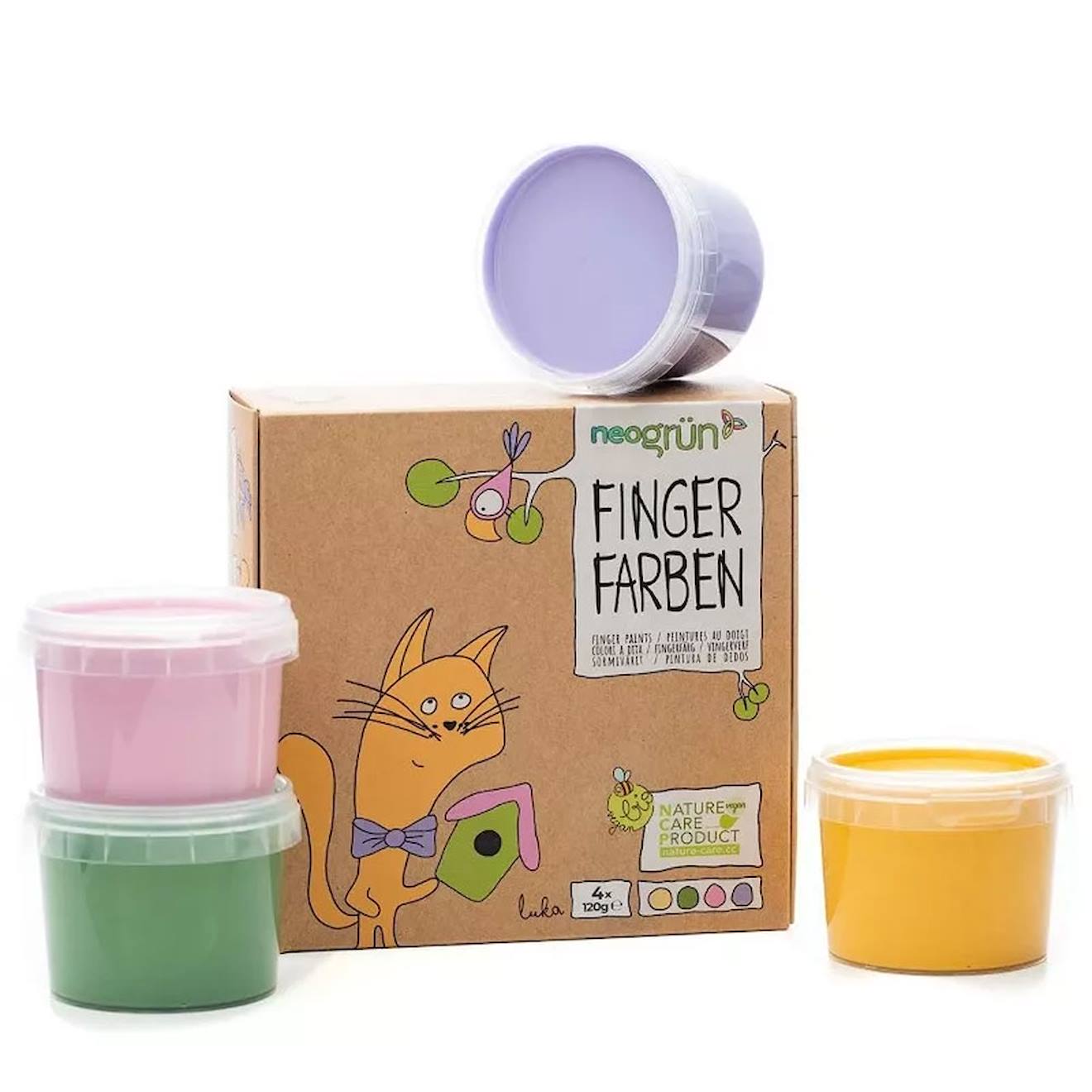 Set De Peinture Aux Doigts - Luka Multi-coloured