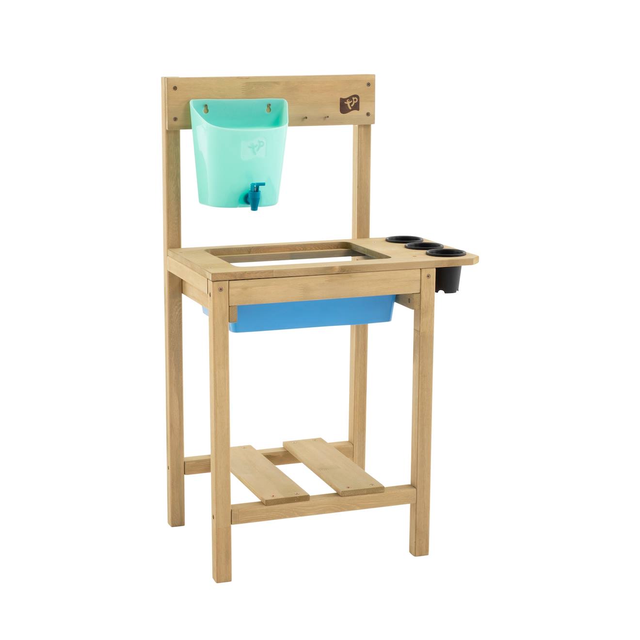 TP Toys - Table À Rempoter Pour Enfant Early Fun Bois Fsc® Marron - Bleu - Noir