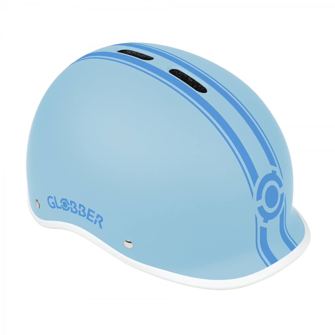 Globber - Casque Trottinette Enfant Master Bleu Pastel
