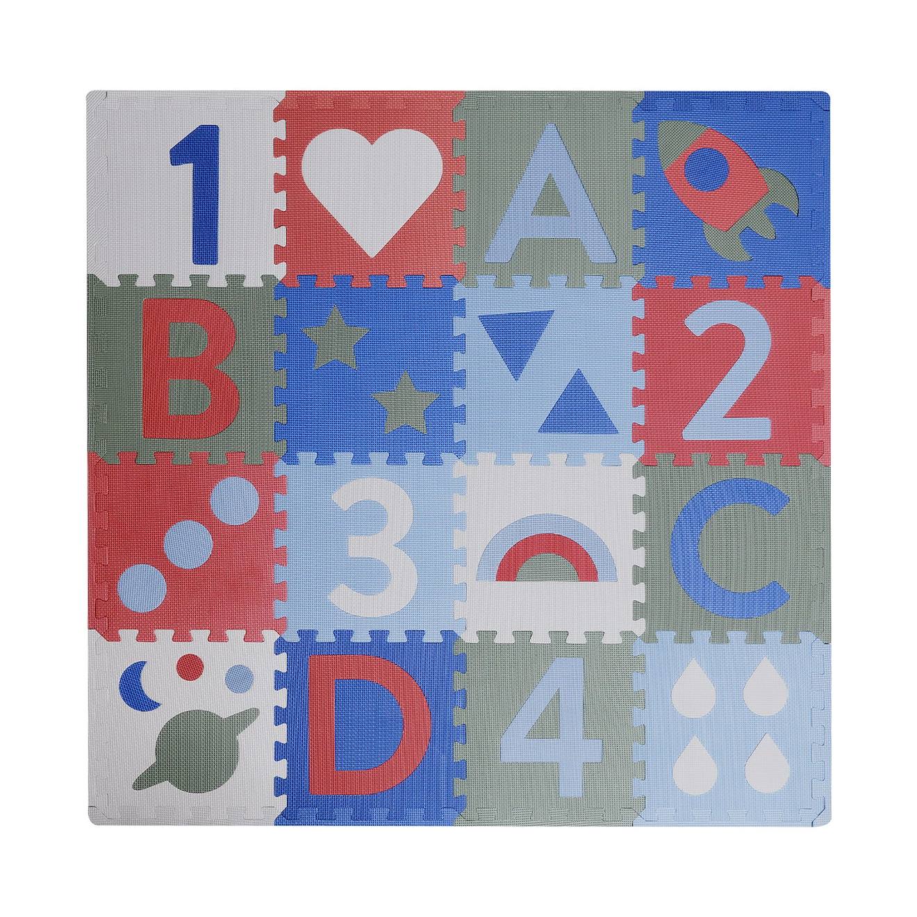 Kindsgut - Tapis Mousse Puzzle Aron Gris
