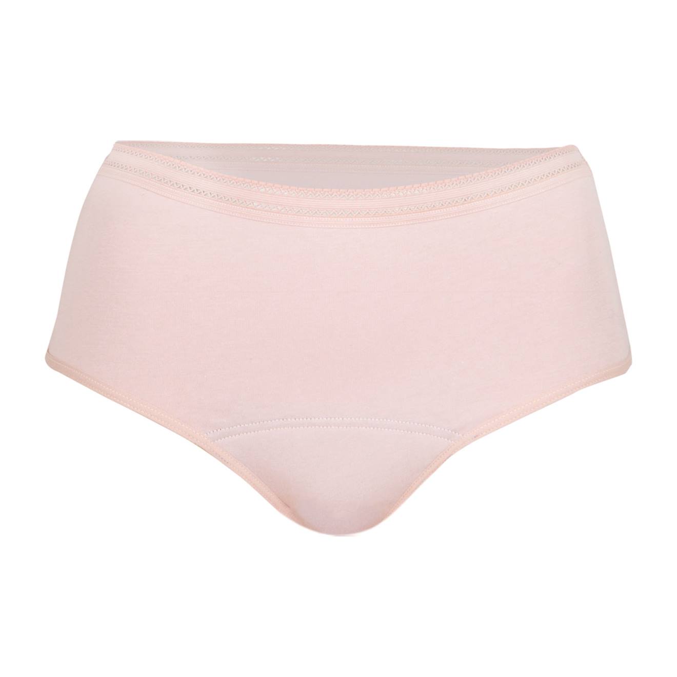 Culotte Menstruelle Taille Haute Femme Rose Vintage