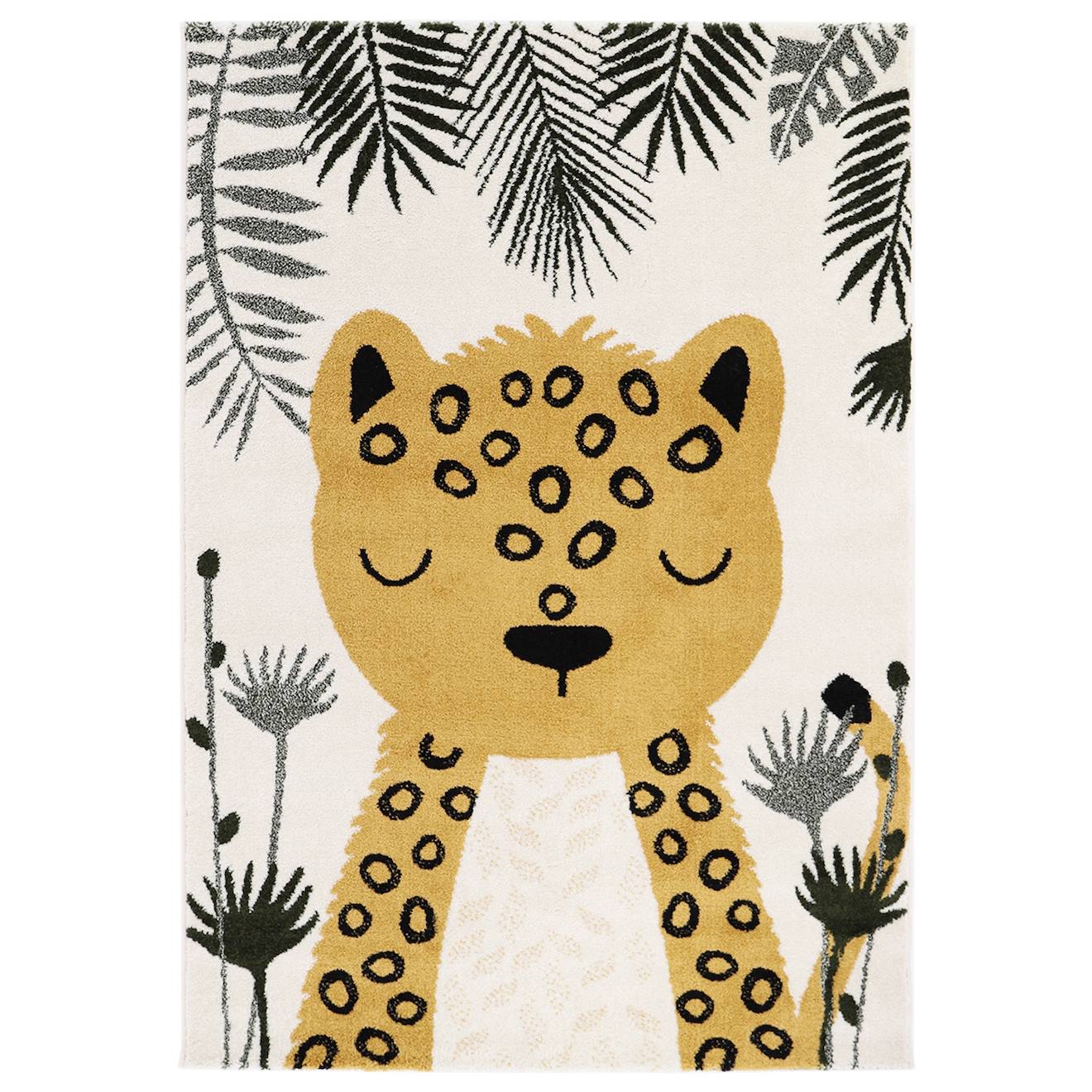 Nattiot - Tapis Chambre Enfant Léopard Sören Multicolore