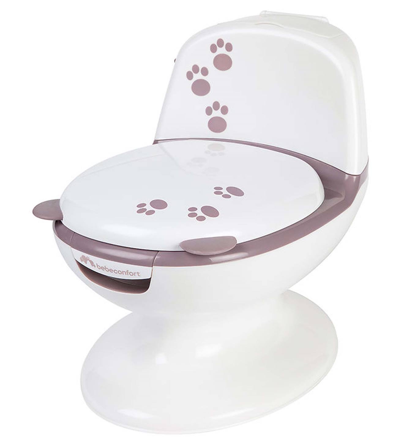 Mini Toilette Panda, Pot Avec Bruit De Chasse D'eau, Panda Blanc Et Rose