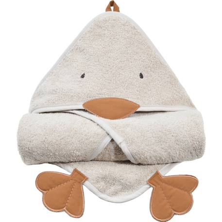 Fille-Cape de bain coton bio nils