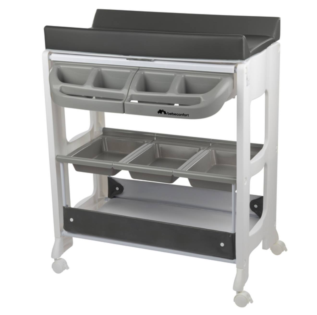 Table À Langer Et Baignoire 2 En 1 Dolphy Mist Gray