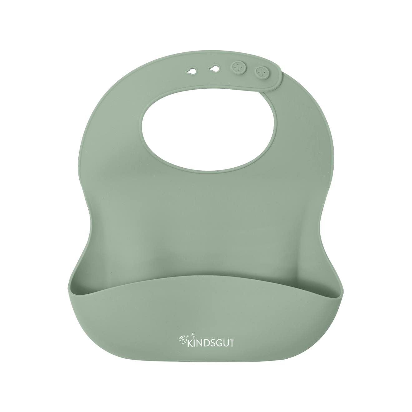 Kindsgut - Bavoir Bébé En Silicone Pistache