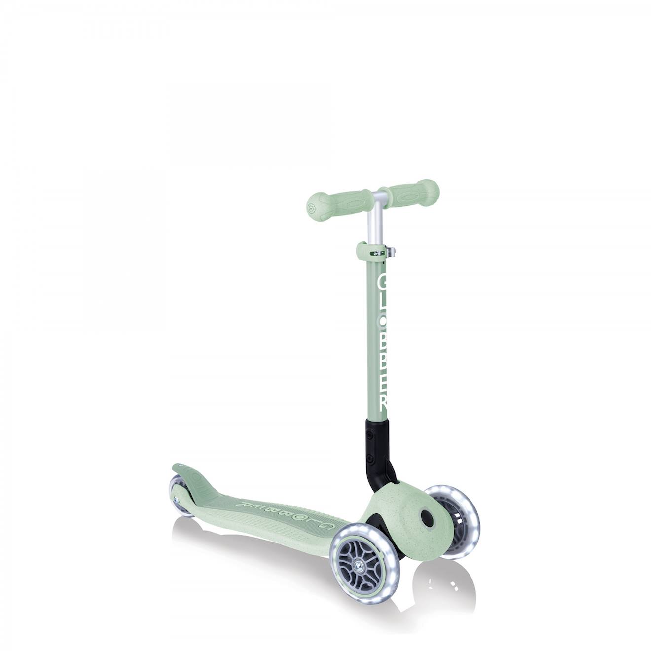 Trottinette 3 Roues Junior Foldable Lights Eco Vert Pistache