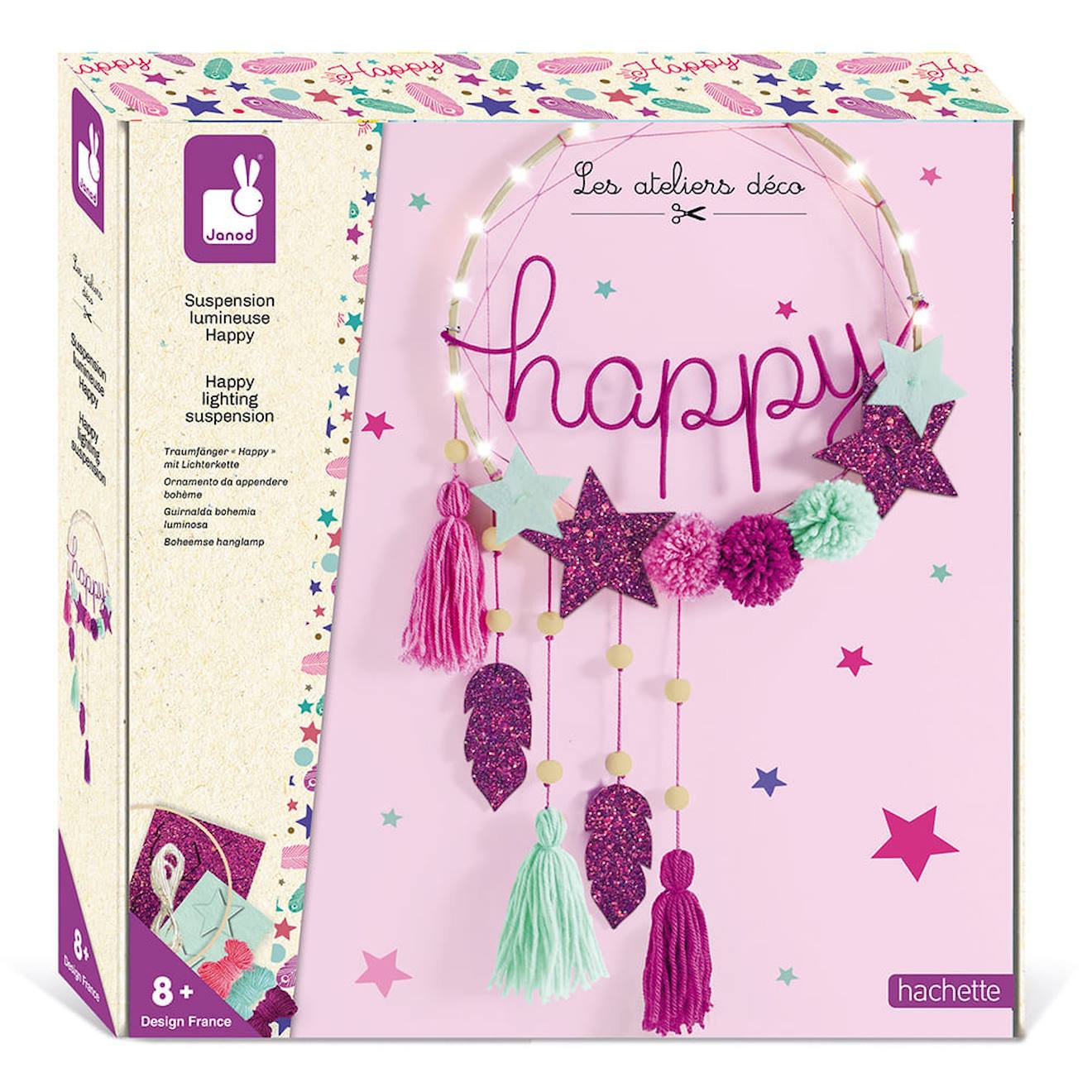 Kit Créatif Suspension Lumineuse Happy Rose